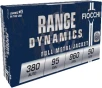 Fiocchi  380 Auto 95 Grain Full Metal Jacket