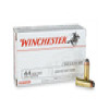 Winchester Ammo Q4240 USA 44 Rem Mag 240 gr Jacketed Soft Point  JSP 
