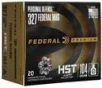 Personal Defense HST  327 Federal Magnum  104 Grain  HST Jacketed Hollow Point  1500 fps