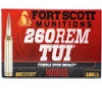 Fort Scott Munitions TUI  260 REM  130gr  SCS - 20 Rounds  MPN  260130SCV2 