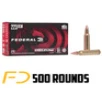 Federal American Eagle  223 REM  55gr  FMJ - 500 Rounds  25 boxes of 20   MPN  AE223  - Free Shipping