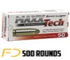 Maxxtech 9MM 115gr FMJ  500 Rounds  10 boxes of 50 rnds   MPN  PTGB9MMB 
