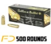 Sellier  amp  Bellot 9MM  115gr  FMJ - 500 rounds
