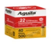 Aguila Super Extra High Velocity  22 LR  40gr  CPSP - 500 Rounds  MPN  1B221115 