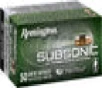Rem Ammo  22 Long Rifle 100-Pk Subsonic 40Gr  Copper Plate Hp 21137