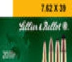 Sellier  Bellot SB76239B Rifle 7 62X39mm 123 GR Soft Point 20 Bx  30 Cs