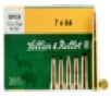 Sellier  Bellot SB764B Rifle Hunting 7X64mm Brenneke 173 GR SPCE  Soft Point Cut-Through Edge  20 Bx  20 Cs