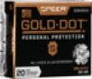 Speer Ammo Gold Dot  380Acp 90Gr  Gdhp 20-Pack 23606Gd