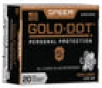 Speer Ammo 23618GD Gold Dot Personal Protection  9mm Luger 124 GR Hollow Point 20 Bx  10 Cs