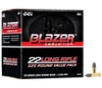 CCI Blazer High Velocity Rimfire Ammunition  22 LR  Lead Round Nose  38 Grain - 525 Cartridge Box   525   1  