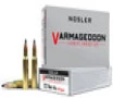Nosler Varmageddon Hyper Velocity Centerfire Ammunition  222 Remington  Flat Base Tipped  40 Grain - 20 Cartridge Box   20   1  