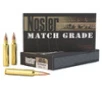 Nosler Match Grade Hyper Velocity Centerfire Ammunition  30 Nosler  Custom Competition Hollow Point Boat Tail  190 Grain - 20 Cartridge Box   20   1  