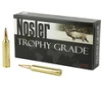 Nosler Trophy Grade Hyper Velocity Centerfire Ammunition  26 Nosler  Nosler Spitzer AccuBond Long Range  142 Grain - 20 Cartridge Box   20   1  