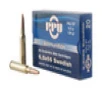 PPU 6 5X55 SWEDISH FMJ 139GR 20 200 UPC  8605003812715
