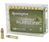 Remington Subsonic Subsonic Rimfire Ammunition  22 LR  Copper Plated Hollow Point  40 Grain - 100 Cartridge Box   100   1  