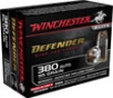 Winchester Defender Subsonic Centerfire Ammunition  380 ACP  Bonded Jacket Hollow Point  95 Grain - 20 Cartridge Box   20   1  