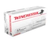 Winchester USA White Box Standard Velocity Centerfire Ammunition  44 Rem Mag  Jacketed Soft Point  240 Grain - 50 Cartridge Box   50   1  