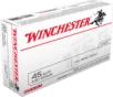 Winchester Ammunition  45ACP 230 Grain 50-Rounds FMJ 