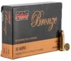 PMC Ammunition Bronze Brass  32 ACP 71-Grain 50-Rounds FMJ 