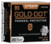 Speer Gold Dot Personal Protection Ammo 9mm 20-Rounds 147 Grain Hollow Point 