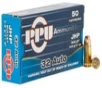 PPU Defense Brass  32 ACP 71-Grain 50-Rounds JHP 