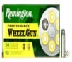 Remington Performance WheelGun Nickel Plated Brass  38 SPL 158 Grain 50-Rounds LSWC 