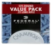 Federal Champion Training Ammo Brass  22 LR 525-Rounds 36 Grain CPHP 