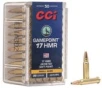 CCI Ammunition GamePoint Brass  17 HMR 20-Grain 50-Rounds JSP 