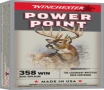 Winchester Power Point Brass  358 Win 200 Grain 20-Rounds PP 