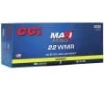 CCI Ammunition Maxi-Mag Brass  22 WMR 40-Grain 200-Rounds Brass Casings JHP Projectiles 