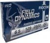 Fiocchi Field Dynamics Brass 6 5 Creedmoor 129-Grain 20-Rounds PSP 