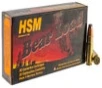 HSM BEAR LOAD 458 SOCOM 350GR JACKETED FLAT POINT 20 ROUNDS PER BOX 