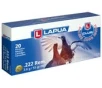 Lapua Centerfire Rifle Brass  222 Rem 55-Grain 20-Rounds FMJ 