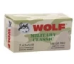 Wolf Performance Ammo Military Classic Steel 7 62 X 54 148-Grain 20-Rounds 