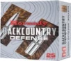 Hornady Backcountry Defense Brass 9mm P 138 Grain 25-Rounds Dangerous Game 