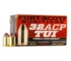 Fort Scott Munitions Tumble Upon Impact  TUI  32 ACP 71 Gr  Solid Copper Spun  SCS  20 Box