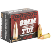 FORT SCOTT MUNITIONS 9mm 125gr Subsonic 20rd Box Handgun Ammo  9MM-125-SCVSS 