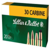 SELLIER   BELLOT 30 Carbine 110 Grain FMJ Ammo  50 Round Box  SB30A 