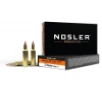 Nosler Ballistic Tip 22 Nosler Ammo 55gr BTSP 20 Rounds