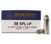 Magtech 38D Range Training 38 Special  P 125 gr Semi Jacketed Soft Point Flat 50 Per Box  20 Cs