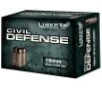 Liberty Ammunition LACD10032 Civil Defense 10mm Auto 60 gr Lead Free Fragmenting Hollow Point 20 Per Box  50 Cs