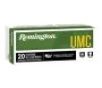 Remington Ammunition 23701 UMC 303 British 174 gr Full Metal Jacket 20 Per Box  10 Cs