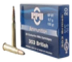 PPU Standard Rifle 303 British 150gr  Soft Point  20rd Box