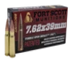 Fort Scott Tumble Upon Impact 7 62x39mm  117gr  Solid Copper Spun  20rd Box