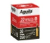 Aguila Super Extra High Velocity  22 LR  38gr  Copper Plated Hollow Point  250rd Box