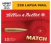 Sellier and Bellot  338 Lapua Mag Hpbt 300Gr 10Rd Box