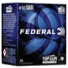 Federal Top Gun Sporting 410 Ga  2 75   1 2oz  9 Shot  25rd Box