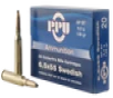 PPU Metric Rifle 6 5X55 Swedish 139gr  Soft Point  20rd Box