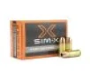 SIM-X DefenseCore 9mm 45 Gr Lead-Free HP  Case 