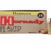 Hornady Custom  25 ACP 35 Grain XTP - 25 Rounds  Box  90012 FREE SHIPPING OVER  199